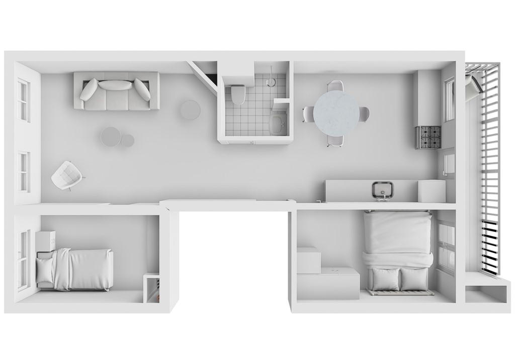 mediumsize floorplan